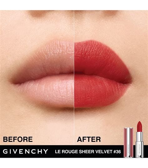 givenchy le rouge sheer velvet 51